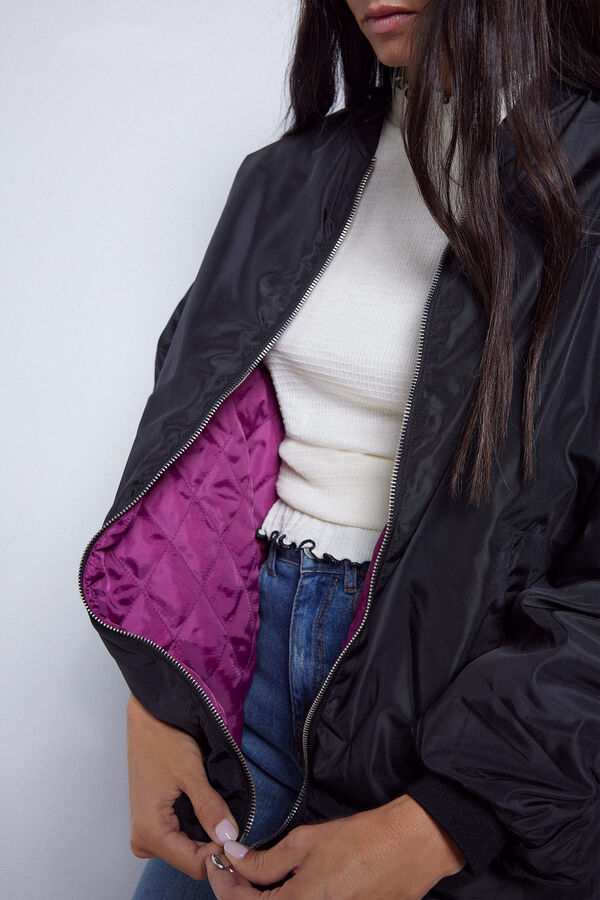 Slowlove Bomber oversize Negro