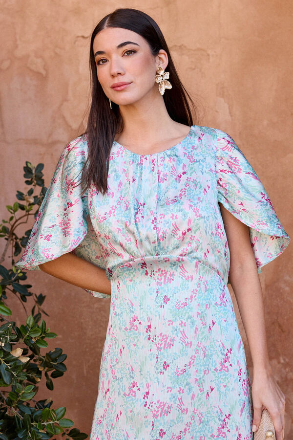 Polín Et Moi Vestido capa lilou Azul