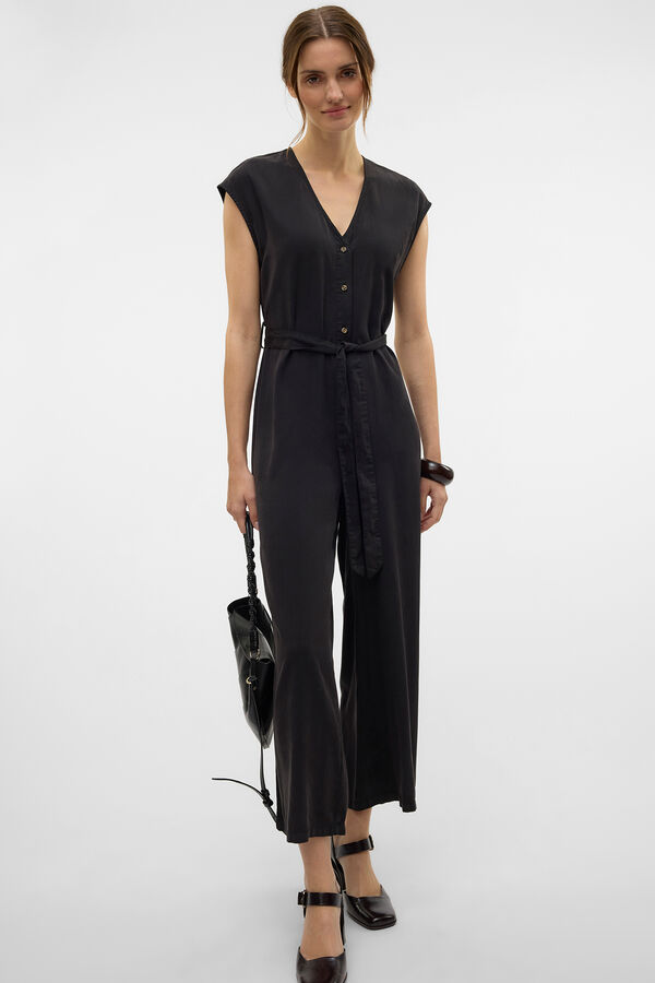 Vero Moda Macac&atilde;o comprido de manga curta Preto