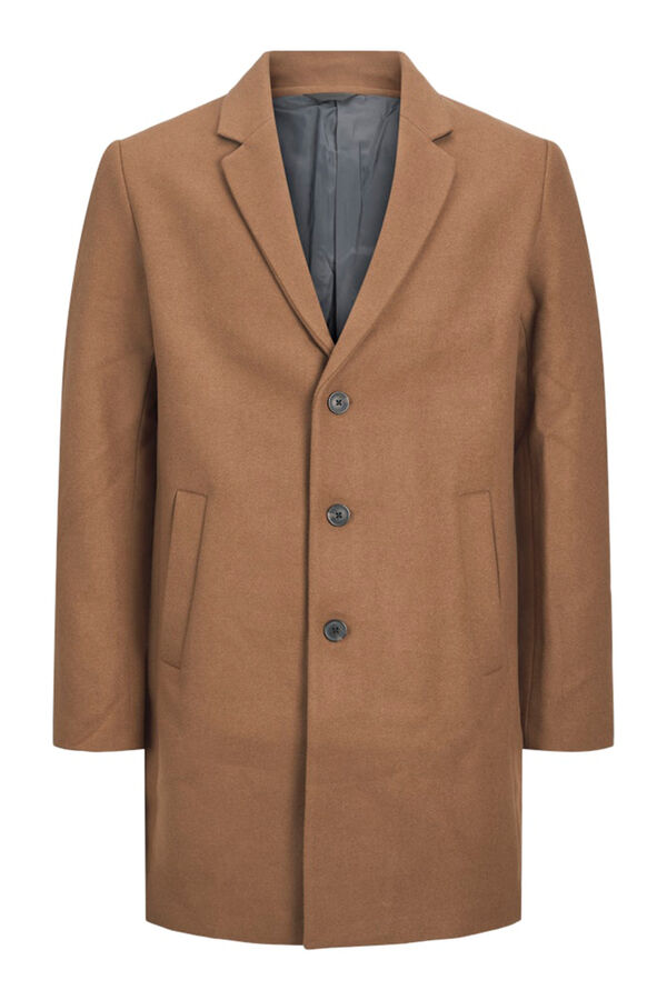 Jack & Jones Abrigo corto Marr&oacute;n