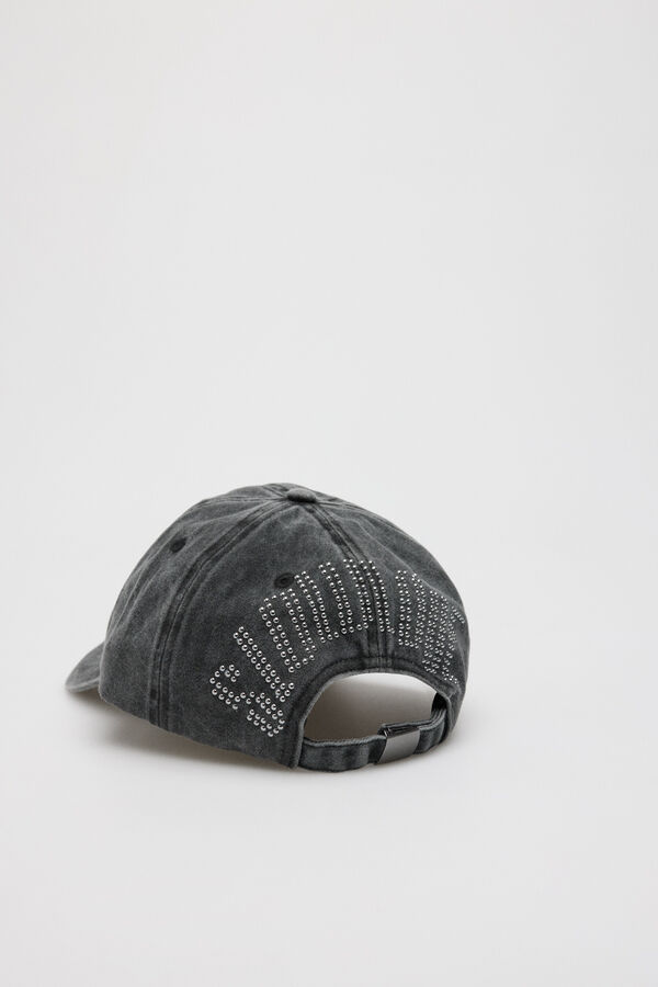 Slowlove Gorra denim tachas Gris