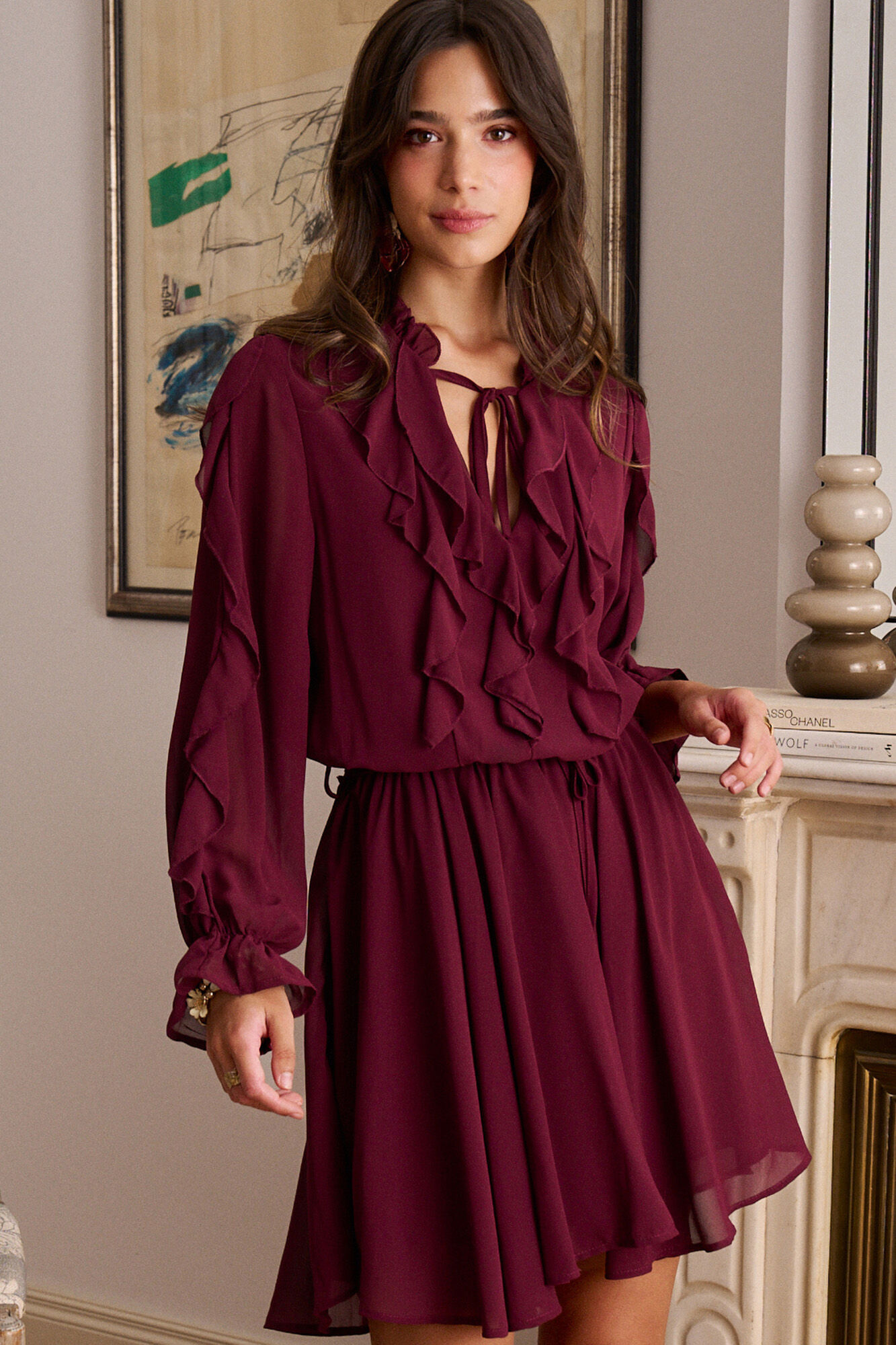 Pol&iacute;n Et Moi Vestido volantes Vivi