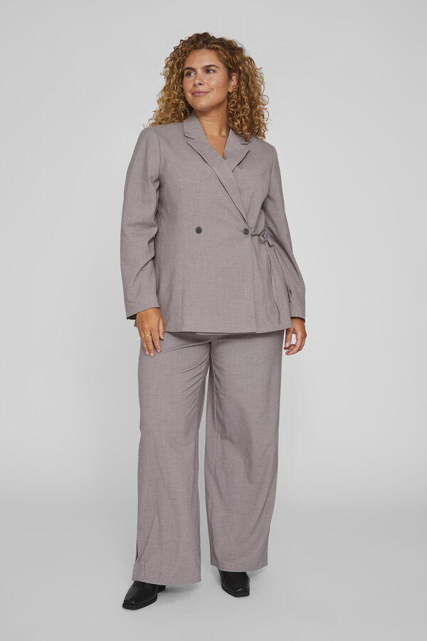 Evoked by Vila Blazer cruzada Gris