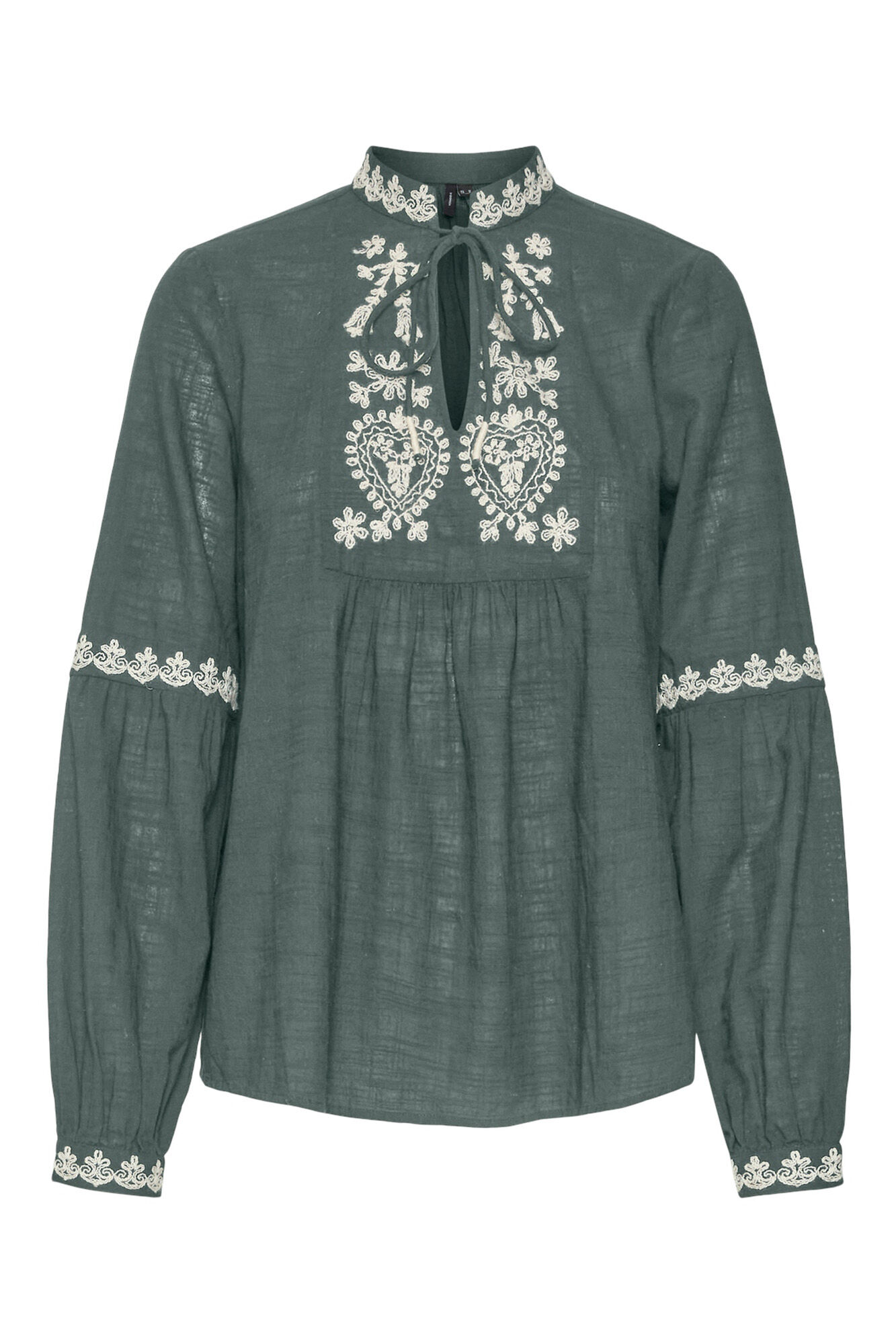 Vero Moda Camisa de manga larga detalles bordados