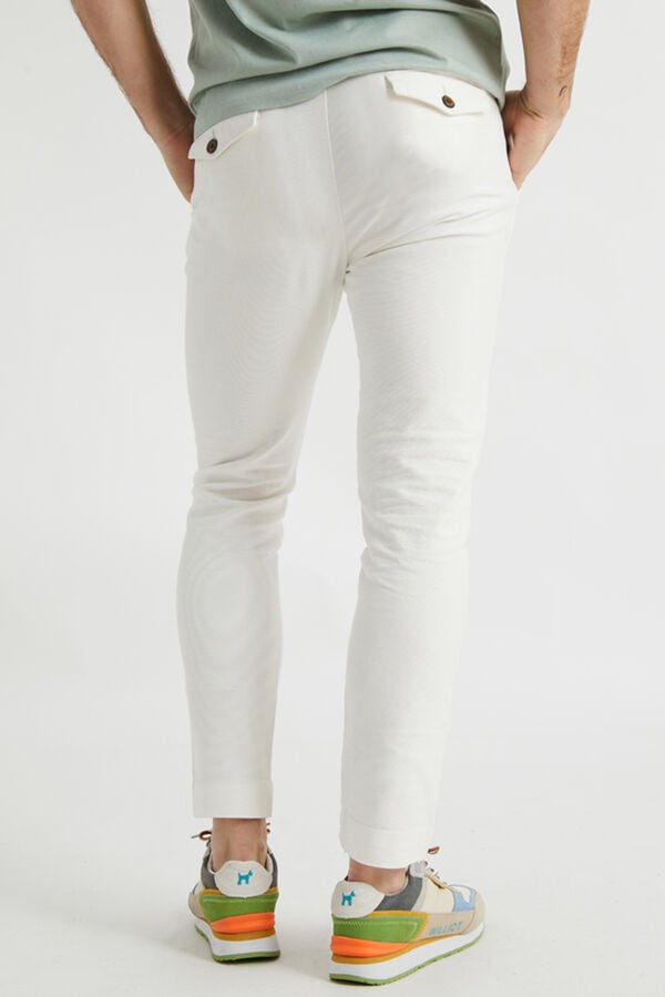 Williot Cal&ccedil;as at&eacute; o tornozelo Branco