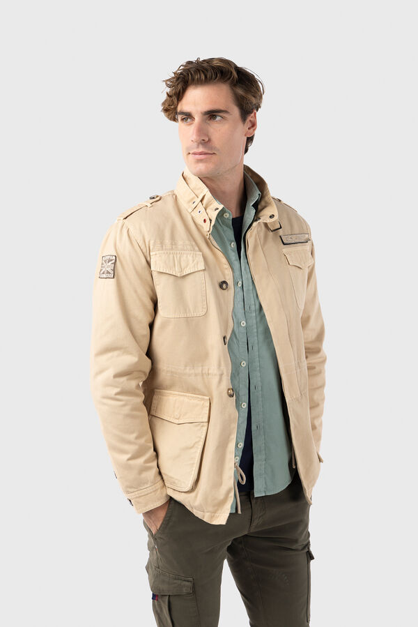 Williot Cazadora Sahariana Con Parches Beige