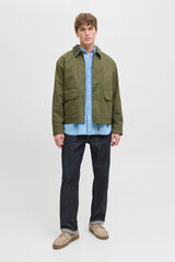 Jack & Jones Cazadora regular fit Verde oscuro