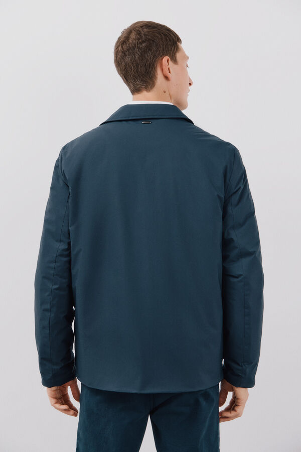 Cortefiel Sobrecamisa t&eacute;cnica Azul