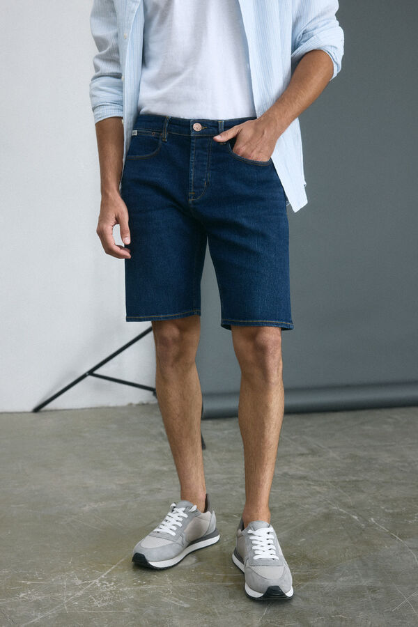 OOTO Bermuda denim logo OOTO Azul