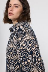 Vero Moda Camisa estampada Azul marino