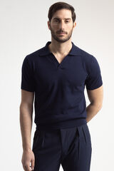 PuroEGO Polo de malha Azul