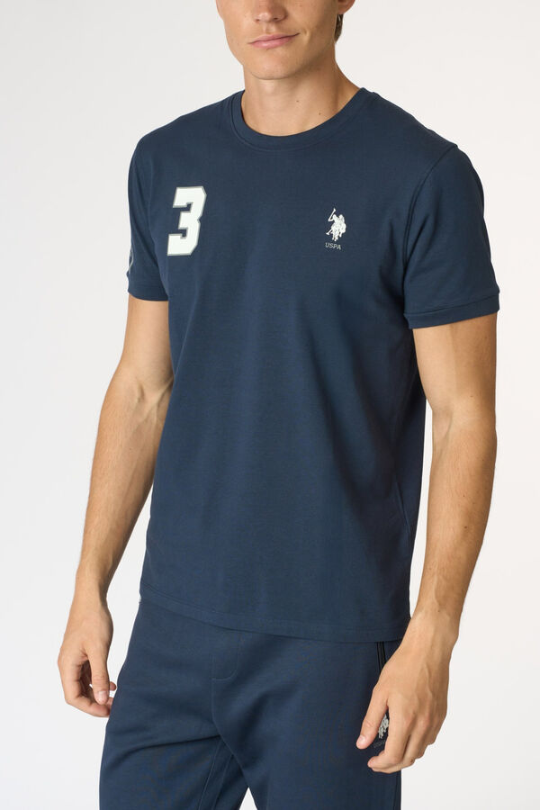 Us Polo T-shirt de manga curta Azul