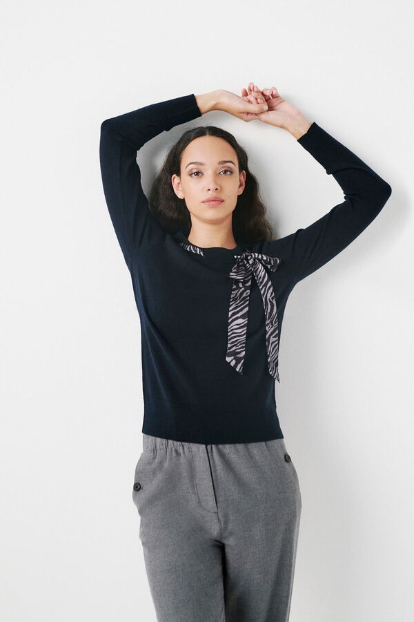 Caroll Su&eacute;ter Mlana Azul