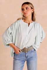 Pol&iacute;n Et Moi Blusa azul claro Vicky Azul