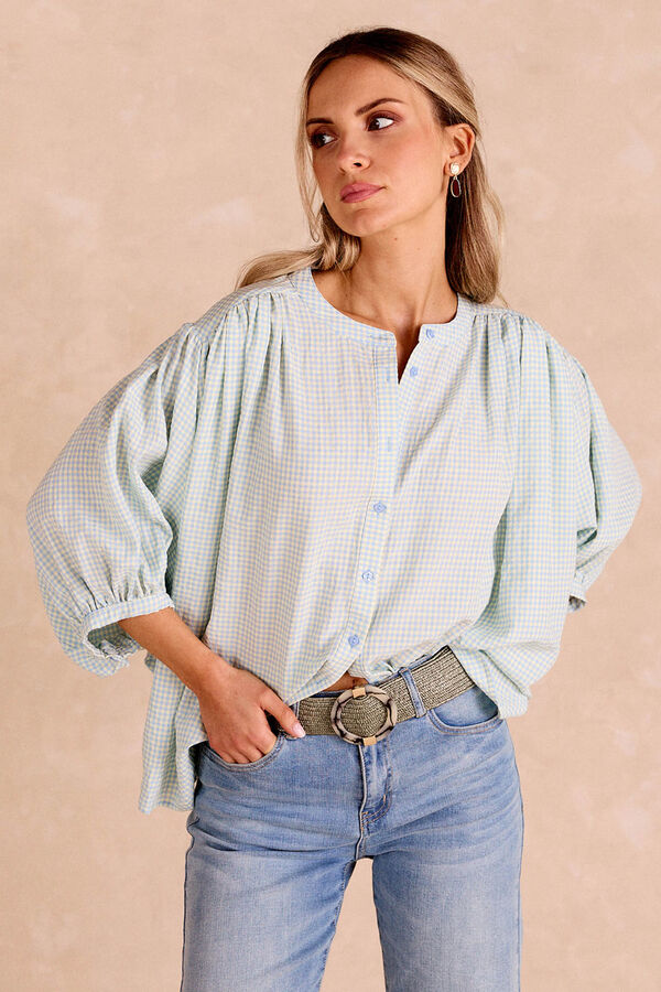 Pol&iacute;n Et Moi Blusa azul claro Vicky Azul