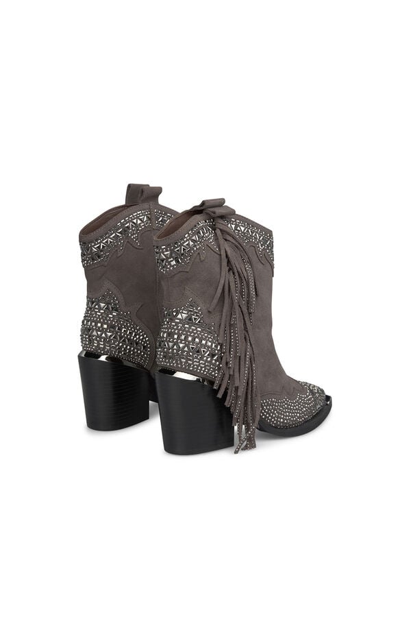 Alma en Pena Botins com franjas laterais Cinzento