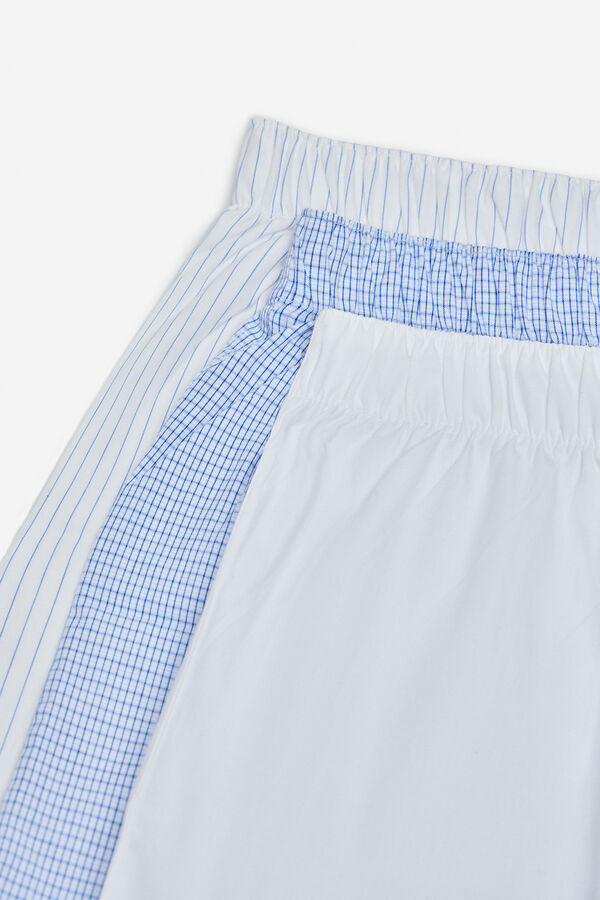 Cortefiel Pack 3 boxer tela Blanco