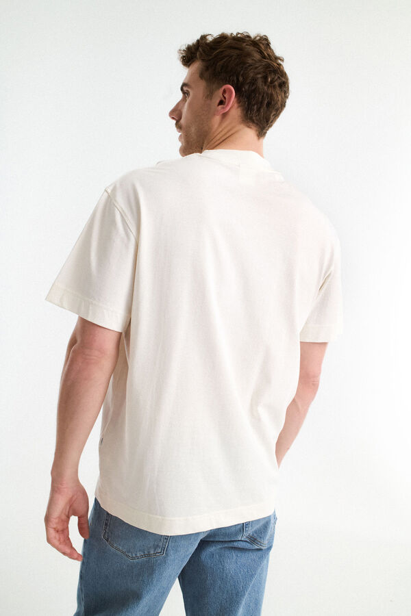 Selected T-shirt de manga curta Branco