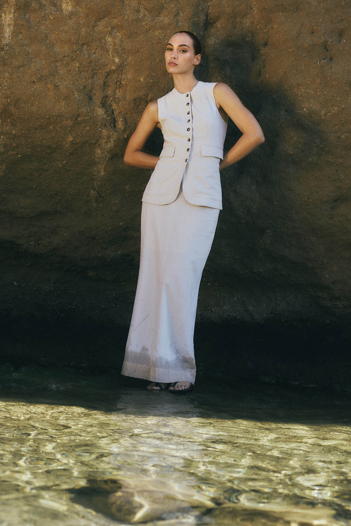 Selected Femme Top / Chaleco abotonado