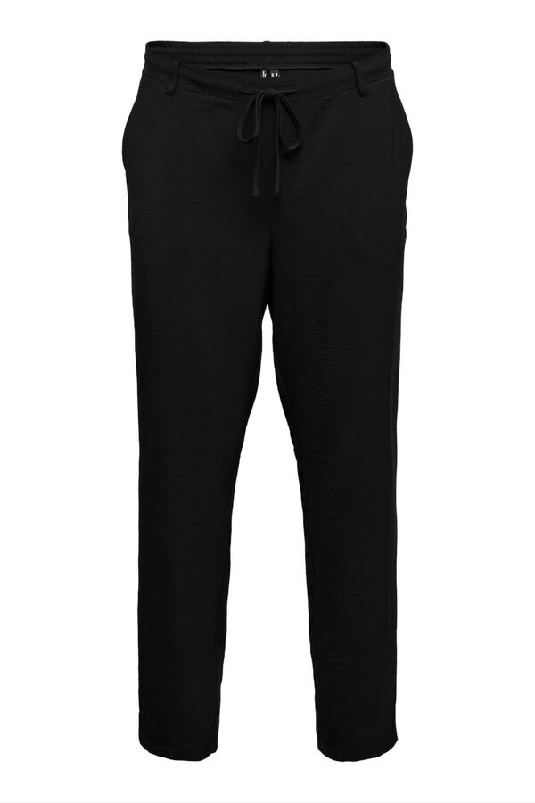 Vero Moda Curve Pantal&oacute;n recto talla grande Negro