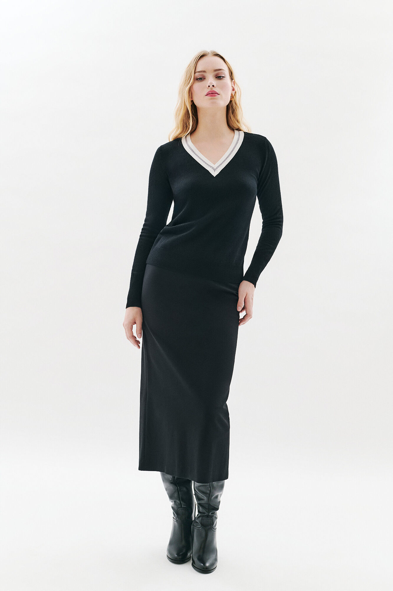 Caroll Jersey detalle cuello