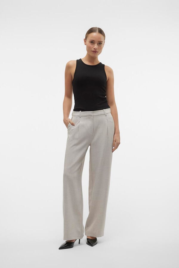 Vero Moda Pantalones anchos Gris