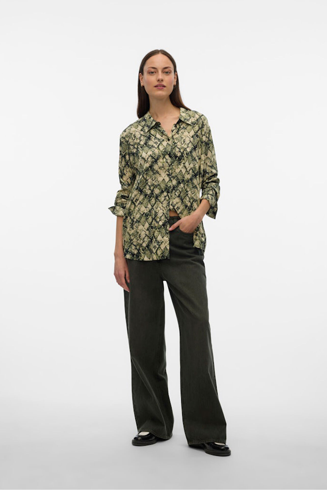 Vero Moda Camisa estampada manga larga