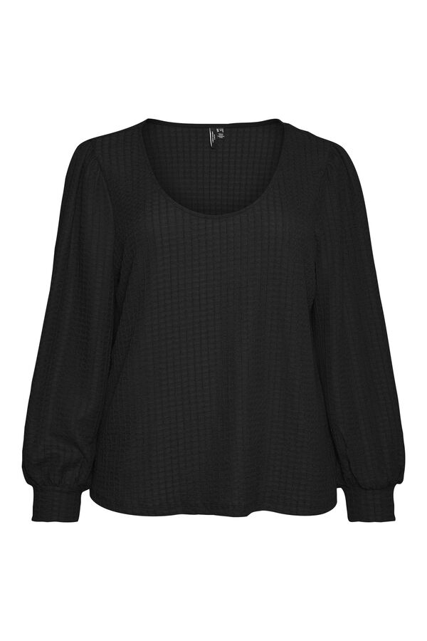 Vero Moda Curve Top de manga comprida Curve Preto