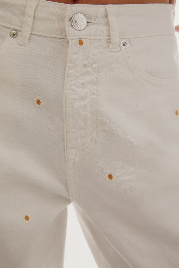 Cortefiel Jeans confort 5 bolsos Branco