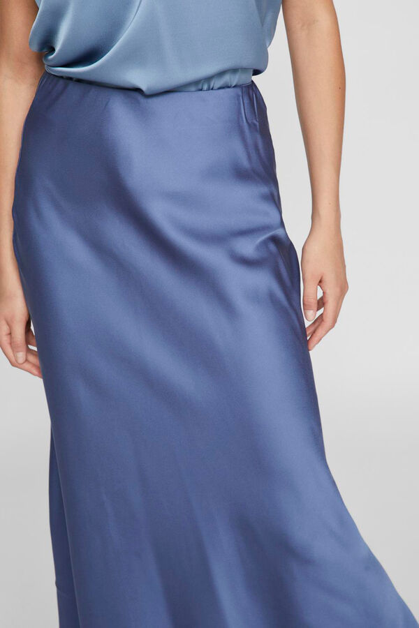 Vila Falda midi sat&eacute;n Azul