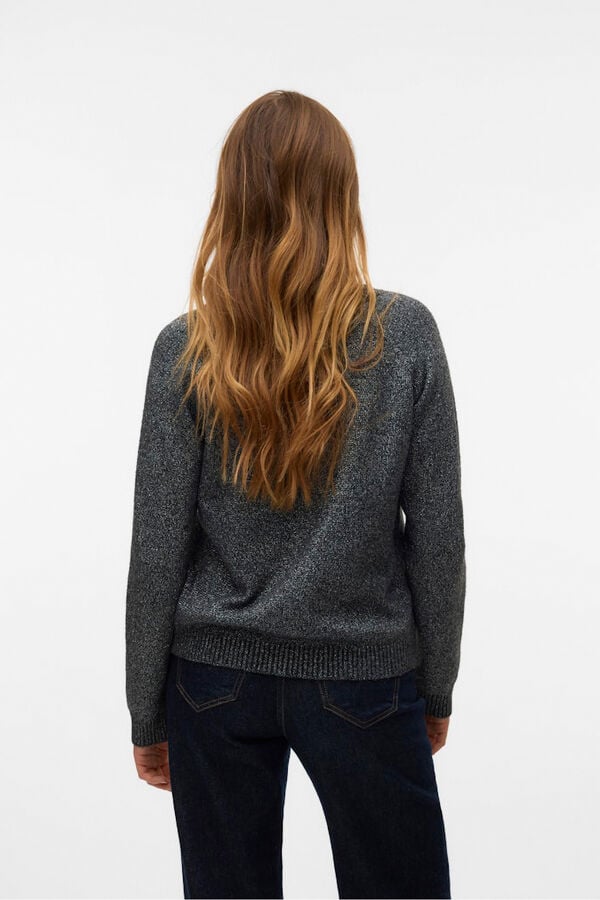 Vero Moda Jersey de punto de mujer con lurex Gris oscuro
