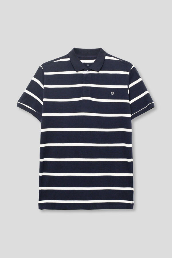 Street Monkey Polo fashion de manga curta  Azul