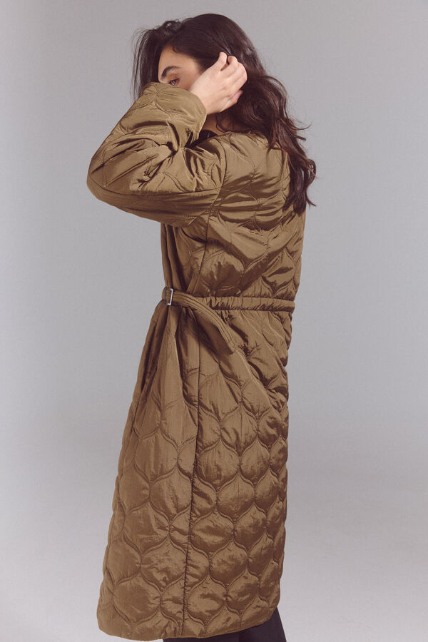 Slowlove Anorak ligero acolchado Kaki
