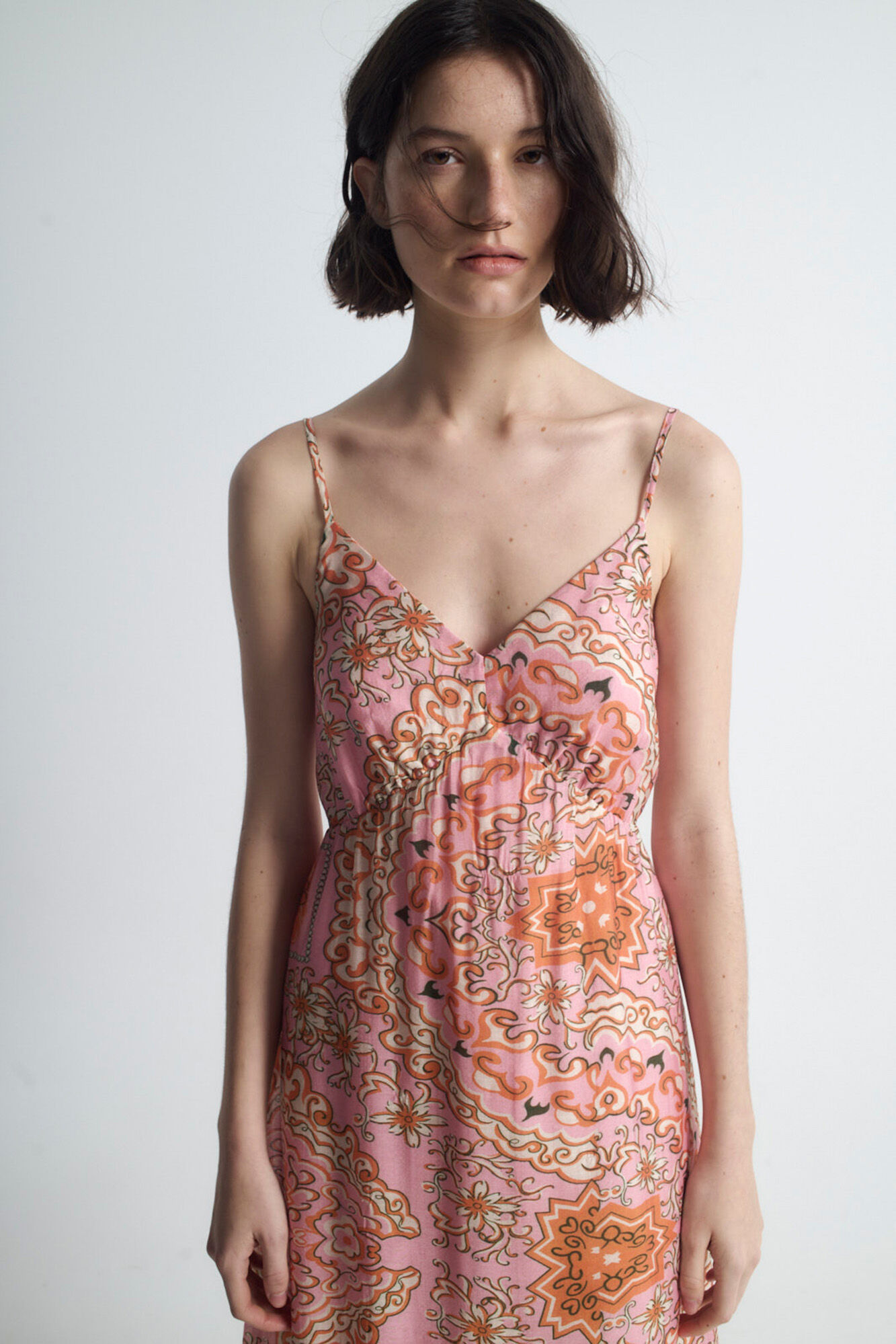 Object Vestido largo estampado