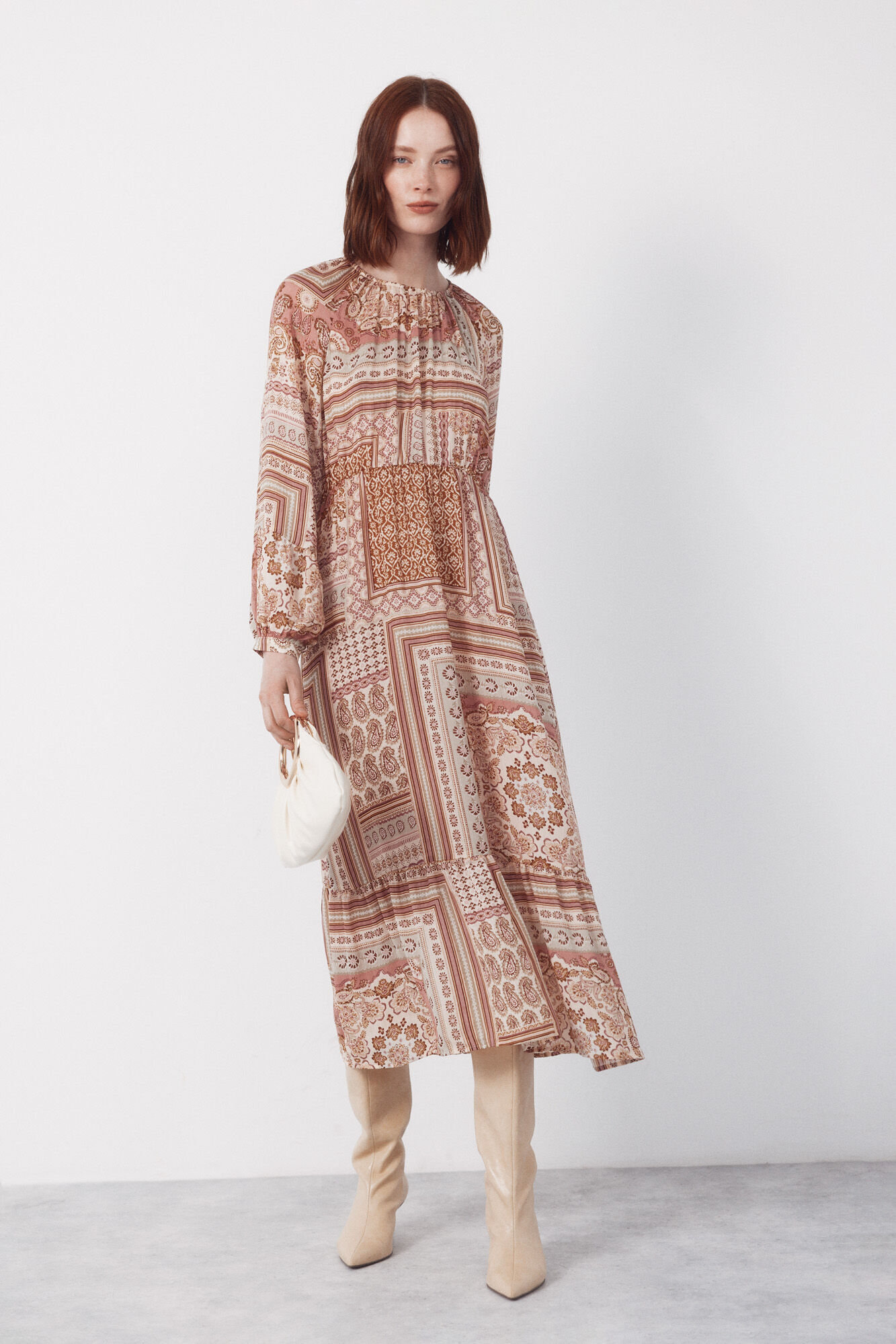 Cortefiel Vestido estampado