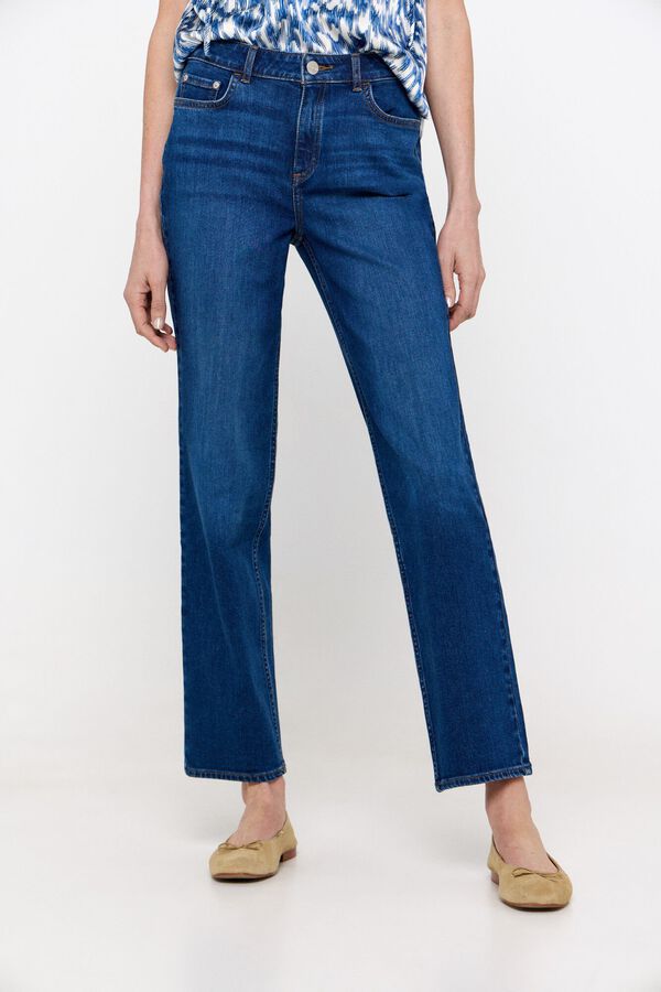 Cortefiel Pantalones vaqueros rectos Azul