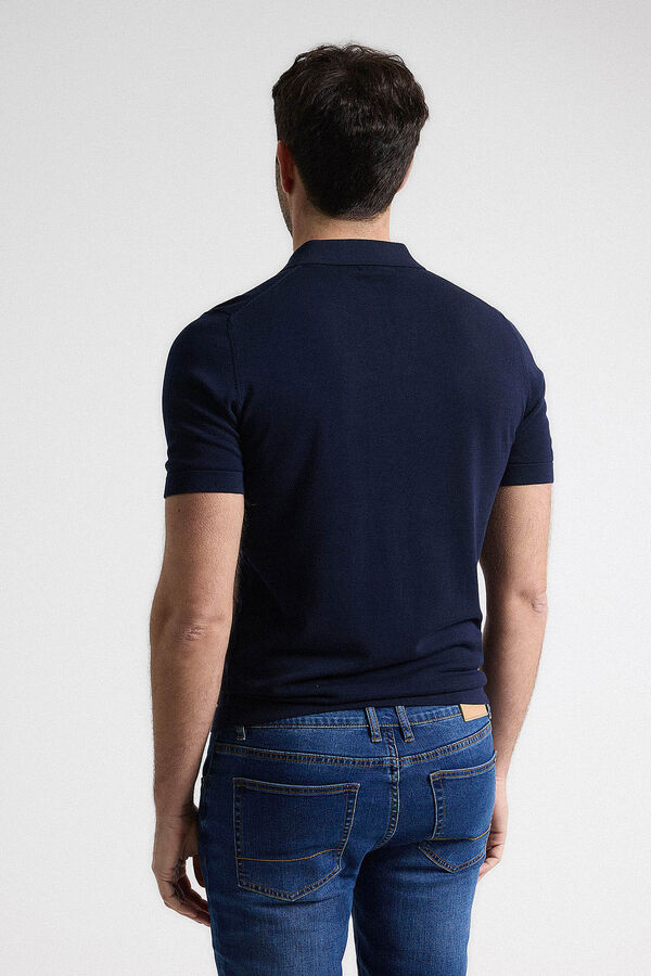 PuroEGO Malha polo Azul