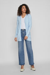 Vila C&aacute;rdigan de punto con viscosa Azul