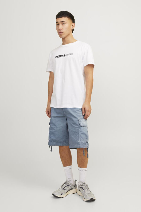 Jack & Jones Cal&ccedil;as curtas cargo Cinzento