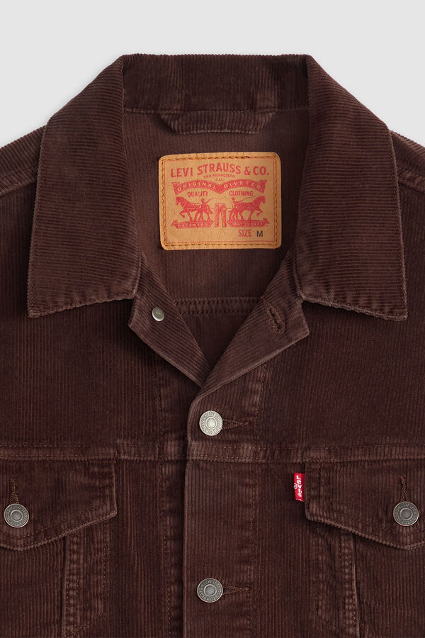 Levi's Blus&atilde;o de veludo cotel&ecirc; Levis&reg;  Castanho