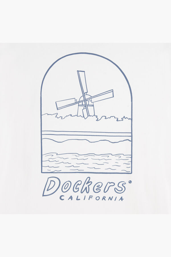 Dockers Camisola gr&aacute;fica Branco