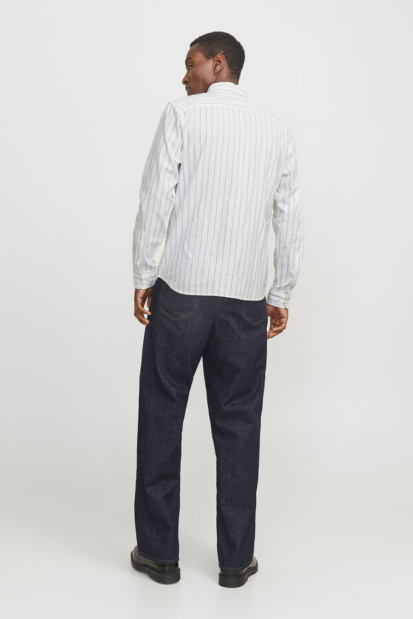 Jack & Jones Camisa oxford slim fit Blanco
