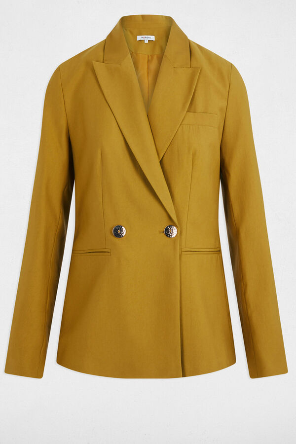 Morgan Chaqueta recta Amarillo