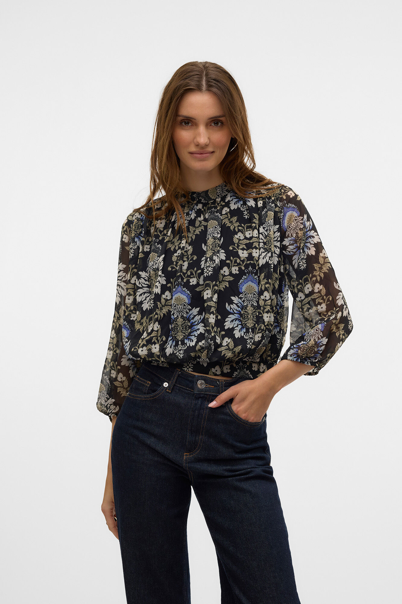 Vero Moda Top estampado de manga larga