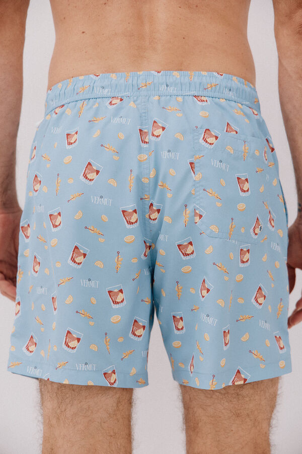 Cortefiel Mai&ocirc; estampado aperitivo Azul