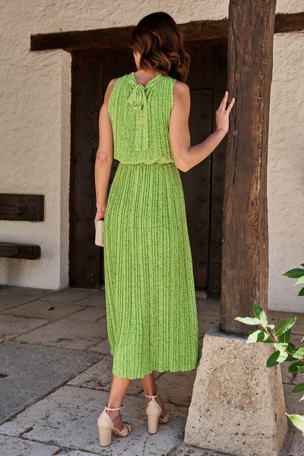 Pol&iacute;n Et Moi Vestido plisado Sia Amarillo