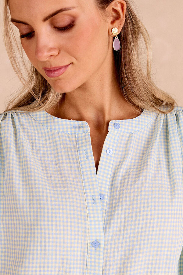 Pol&iacute;n Et Moi Blusa azul claro Vicky Azul