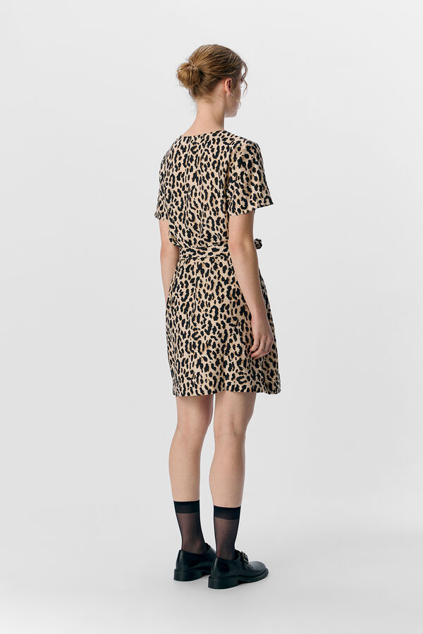 Object Vestido curto estampado  Cinzento