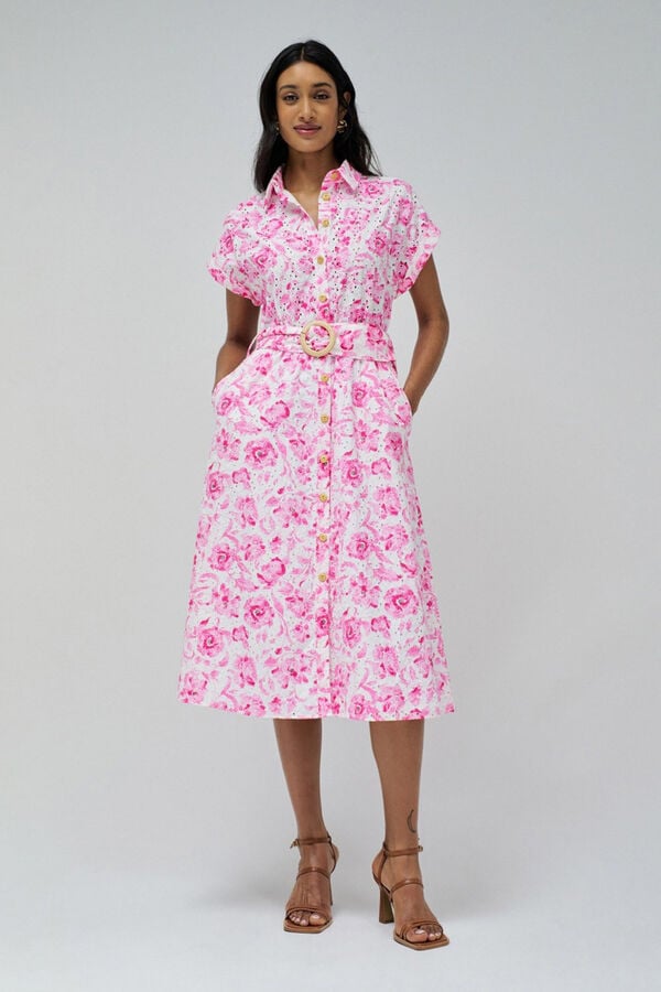 Salsa Jeans Vestido estampado flores Rosa