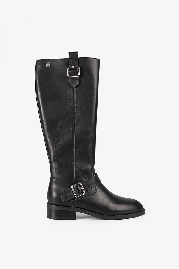 Popa Botas feminina Kiliman Napa Preto
